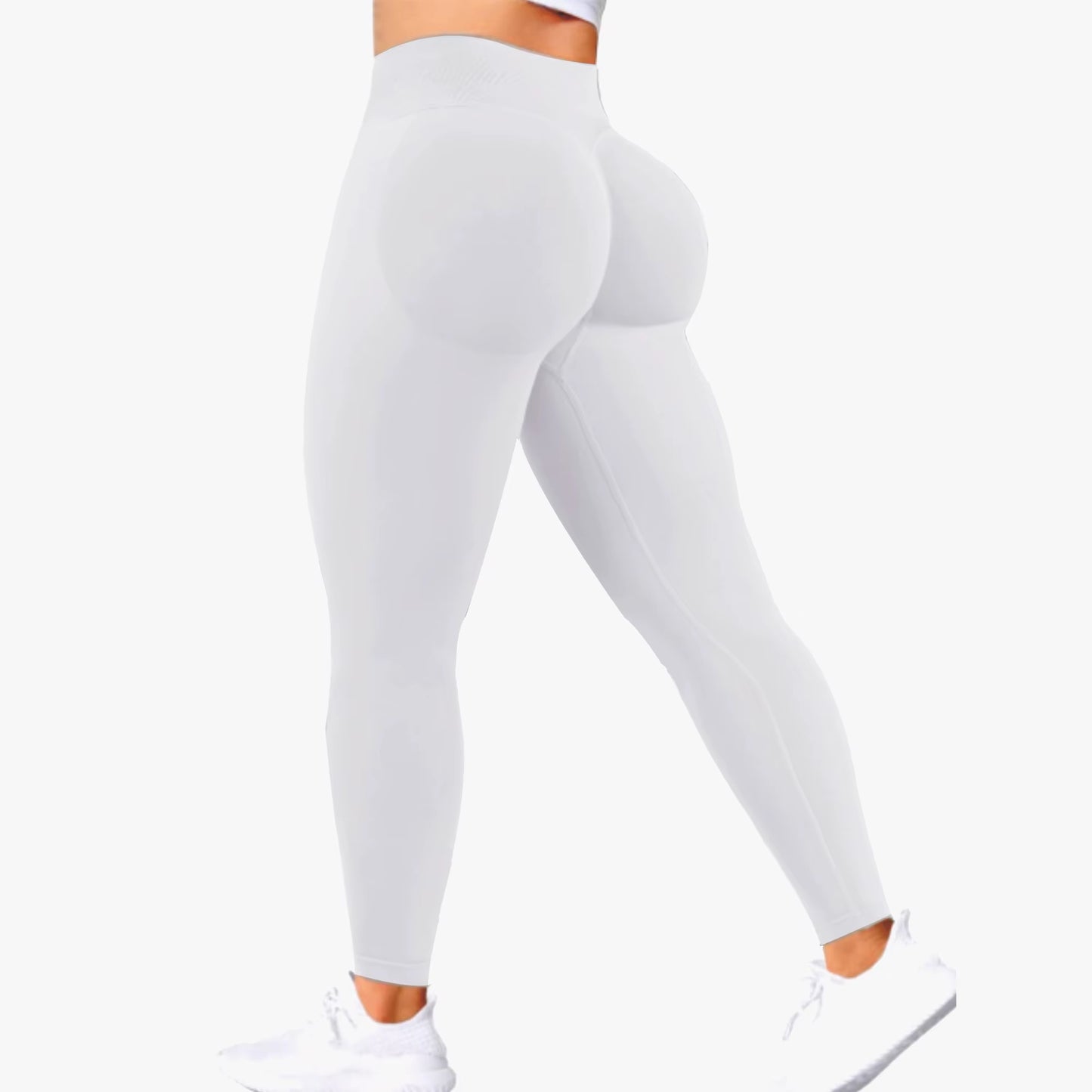 Seamless Women Solid Waist Yoga Pants Three-Section Waist Sexy Hip-Lifting Tight Sports Pants Fitness Exercise Yoga Pants